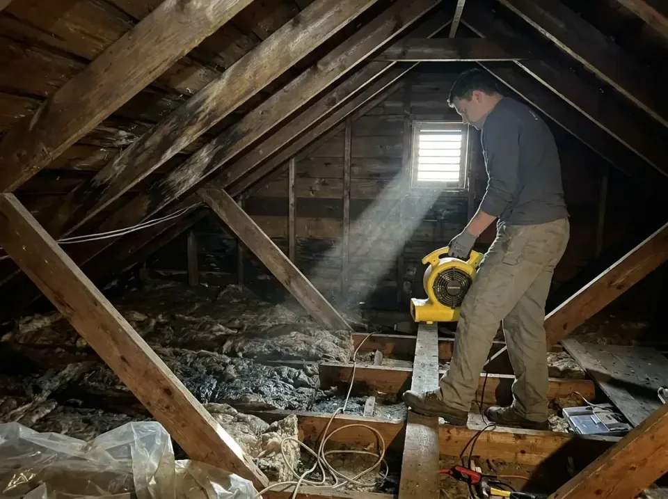 attic-water-damage-drying-proc-007 — frequently asked questions, Emergency Water Extraction & 24/7 Flood Response in Wadswor…